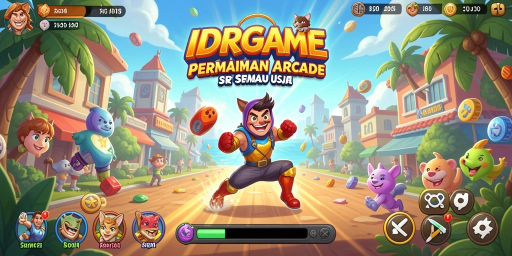 Tampilan gameplay seru dari IDRGAME dalam aksi.