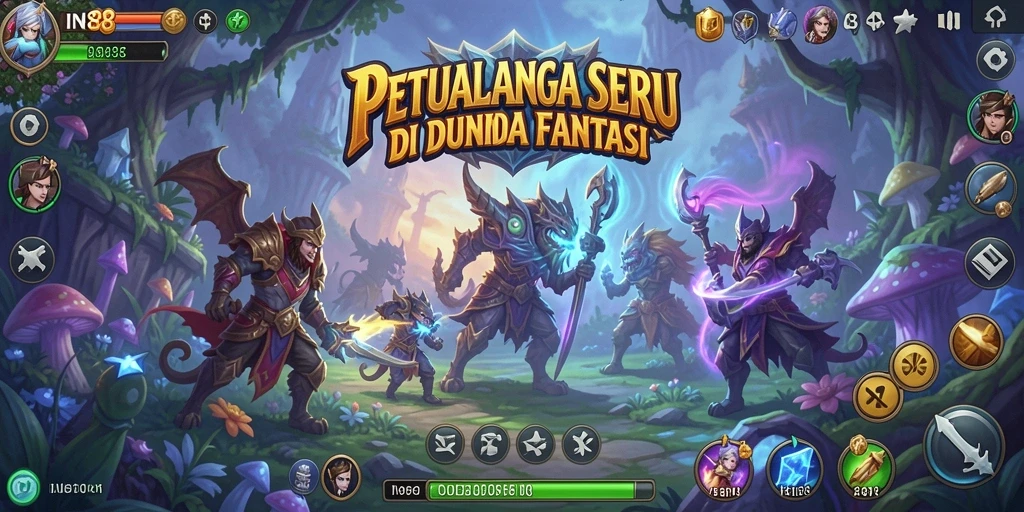 Screenshot gameplay IN88 menampilkan momen petualangan yang seru.