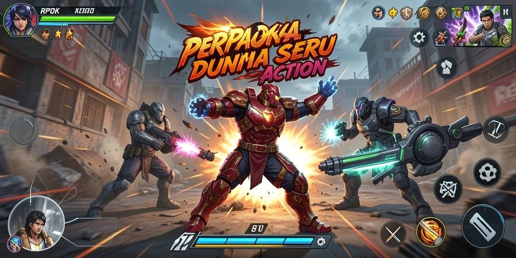 Gameplay seru dan intens dari RPOK yang memikat.